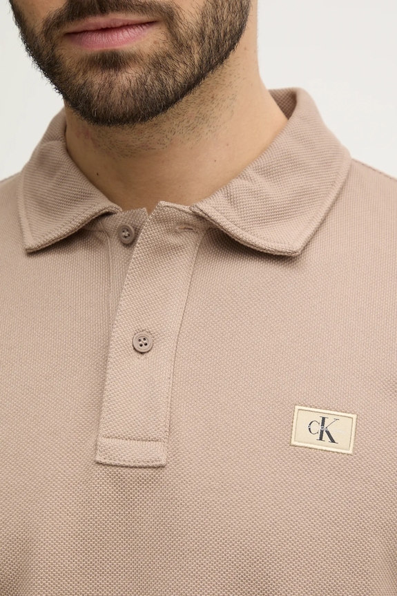 Calvin Klein Jeans polo J30J327040 beżowy