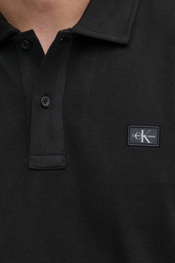 Calvin Klein Jeans tricou polo J30J327040 negru