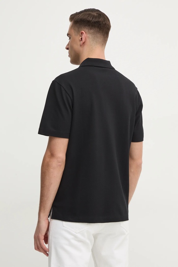 Oblečení Bavlněné polo tričko BOSS 50531402 černá