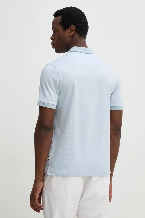 Îmbrăcăminte BOSS polo de bumbac 50532246 albastru