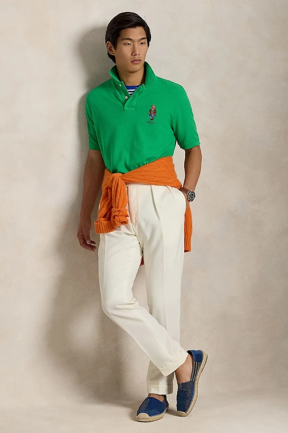 Abbigliamento Polo Ralph Lauren polo in cotone 710854495 verde