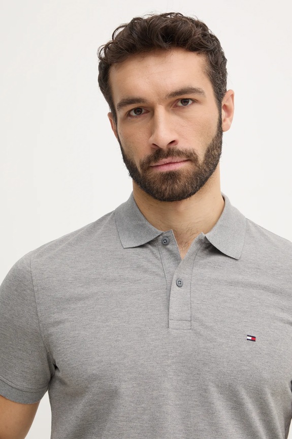Tommy Hilfiger polo szary MW0MW37309