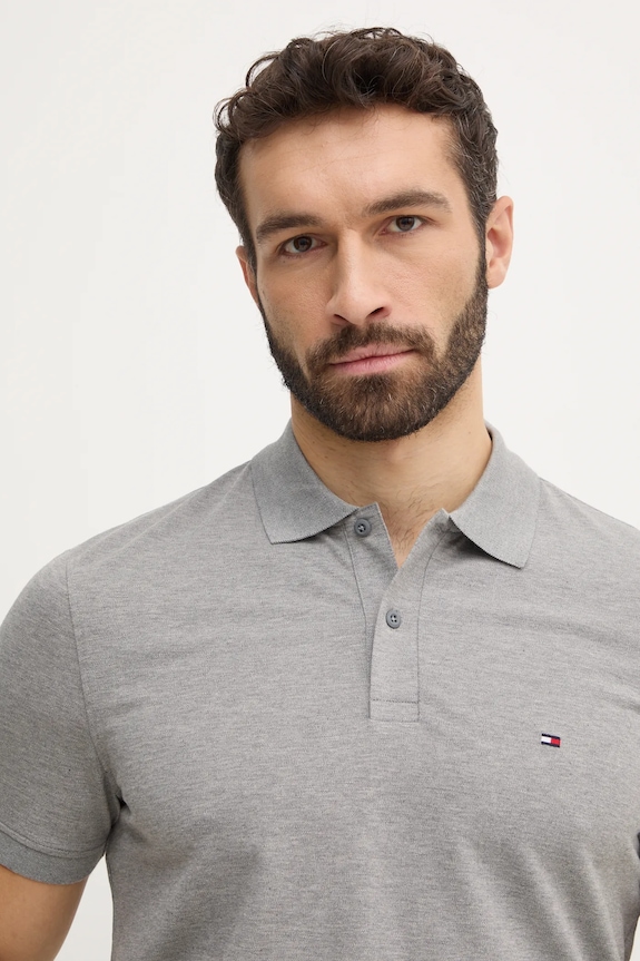 Tommy Hilfiger polo szary MW0MW37309