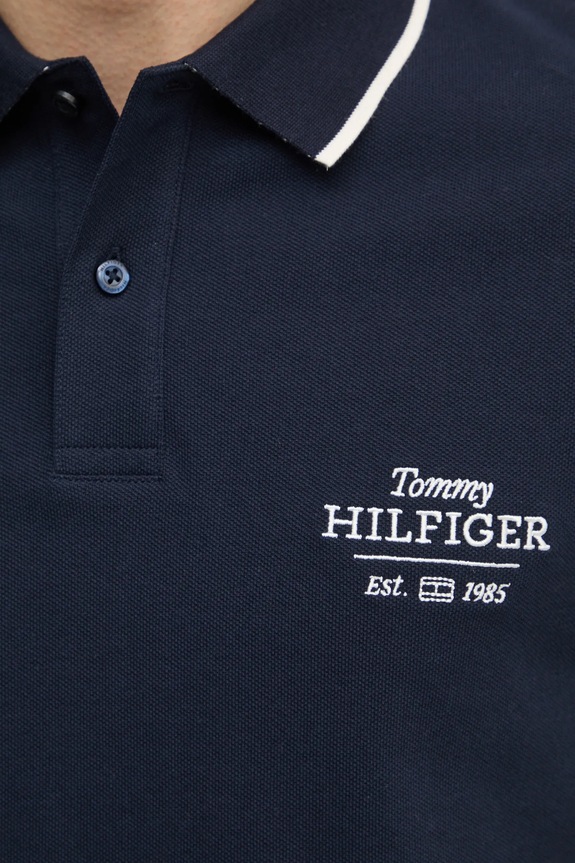 Tommy Hilfiger tricou polo MW0MW37519 bleumarin