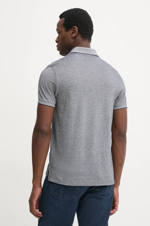Îmbrăcăminte Tommy Hilfiger polo de bumbac MW0MW37525 gri