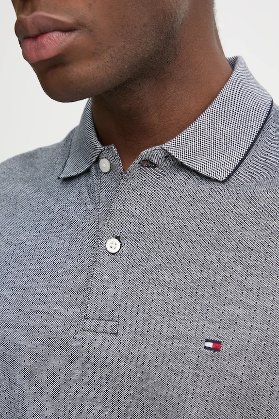 Tommy Hilfiger polo de bumbac MW0MW37525 gri