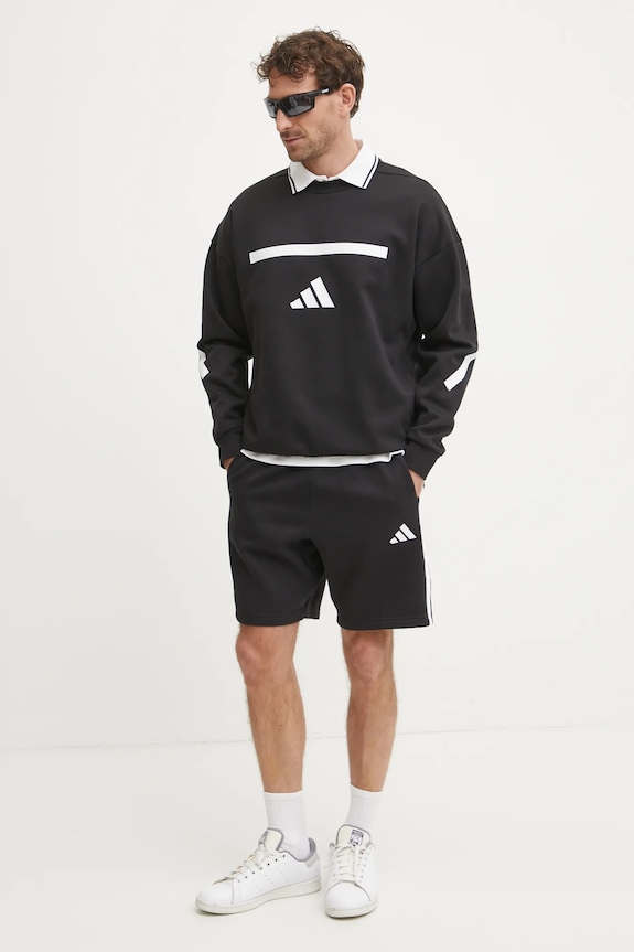 adidas polo bawełniane Essentials JE6383 beżowy SS25