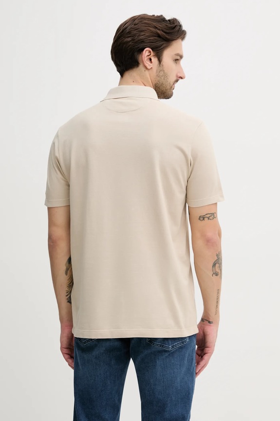 Odzież Paul&Shark polo bawełniane 25411207 beżowy