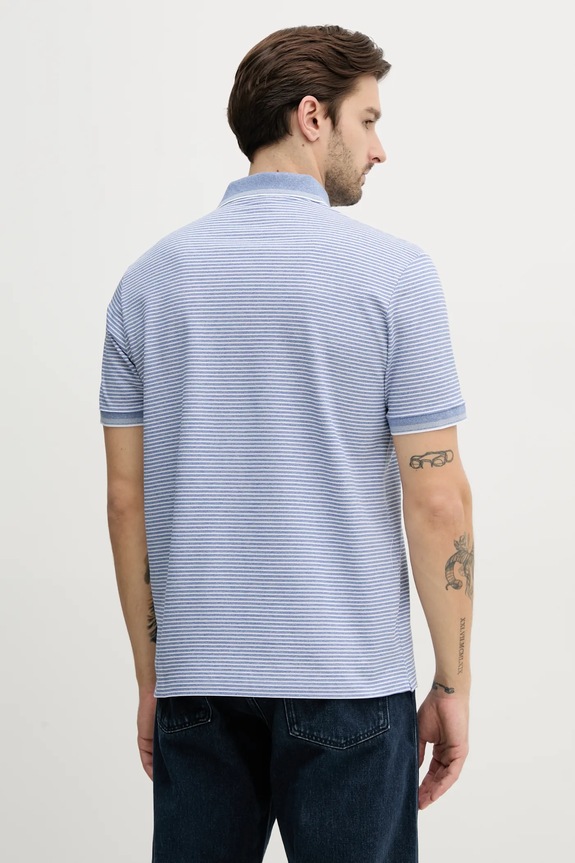 Odzież Paul&Shark polo bawełniane 25411226 fioletowy