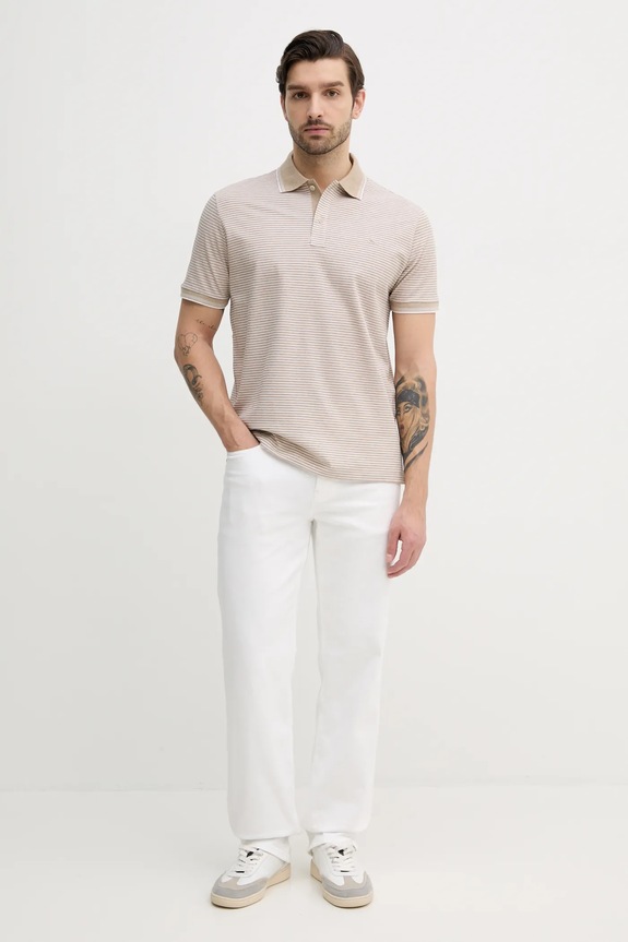 Paul&Shark polo de bumbac 25411226 bej SS26