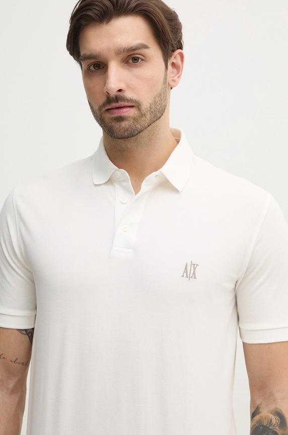 Bavlnené polo tričko Armani Exchange biela XM000367.AF13022.NOS