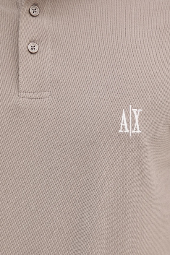 Armani Exchange polo de bumbac XM000367.AF13022.NOS maro