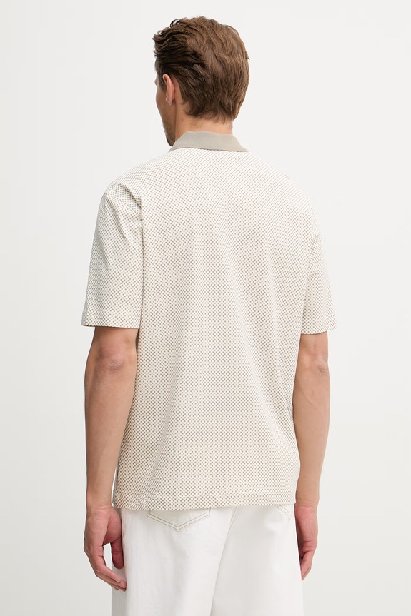 Odjeća Armani Exchange polo muški od pamuka s elastanom XM000736.AF10819 bež