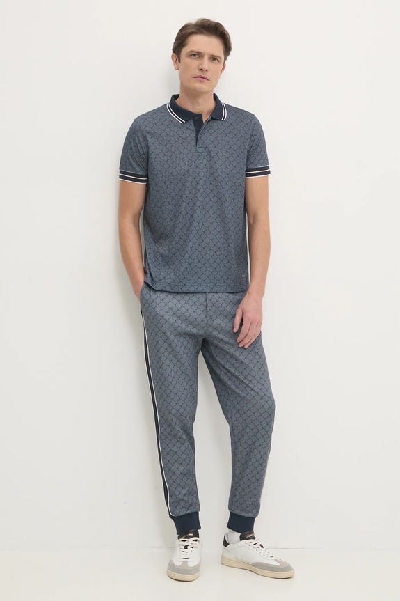 Joop! polo 30044677 niebieski SS25