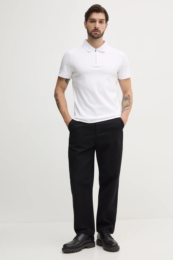 Polo tričko Joop! 30044699 bílá SS25