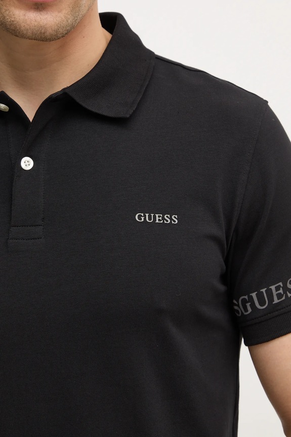 Guess poló NOLAN M5RP66.J1314 fekete