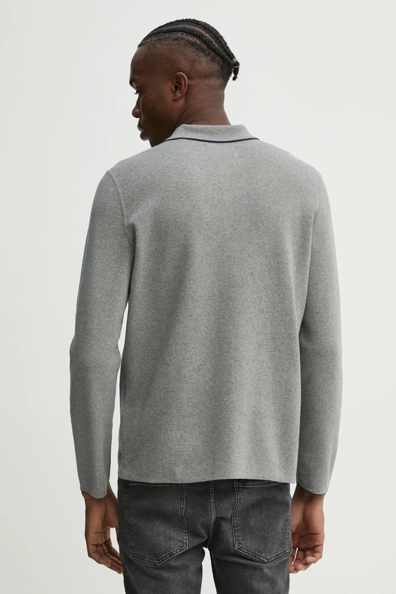 Odzież Marc O'Polo sweter bawełniany 520501660006 szary