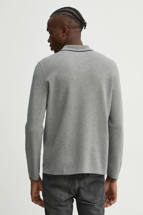 Odzież Marc O'Polo sweter bawełniany 520501660006 szary