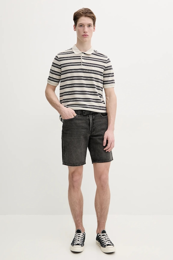 Marc O'Polo polo de bumbac 522206853040 bej SS25
