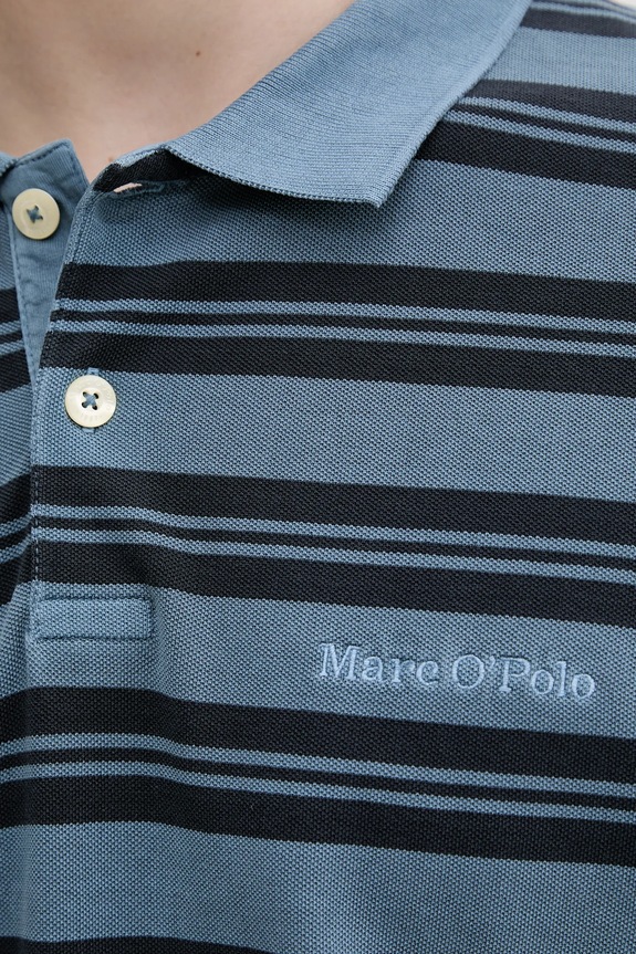 Marc O'Polo polo bawełniane 522206853040 niebieski