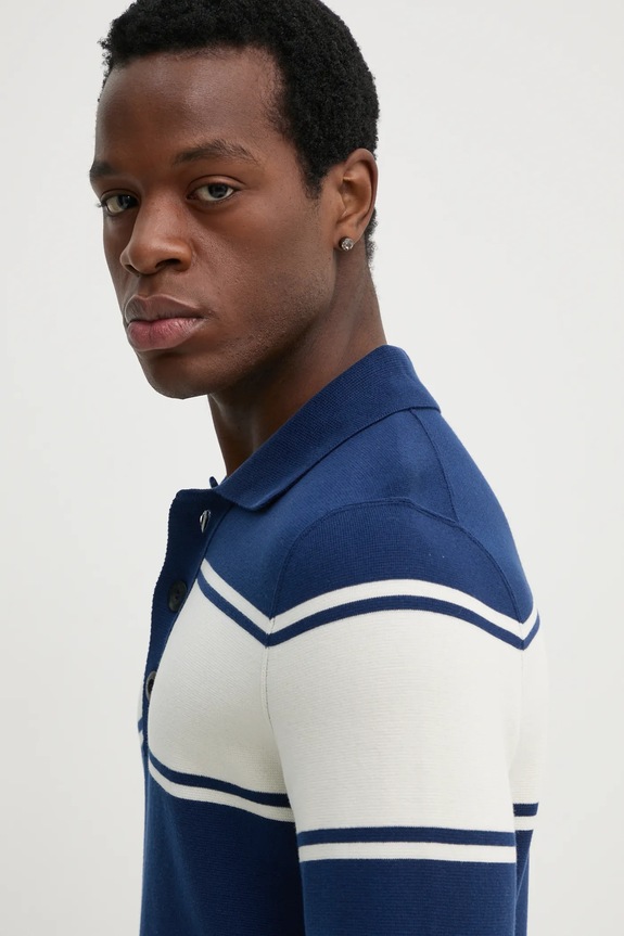 Pamučni pulover Marc O'Polo mornarsko plava 522504260048