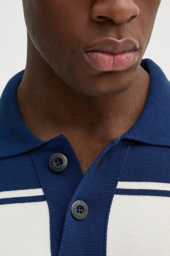 Pamučni pulover Marc O'Polo 522504260048 mornarsko plava