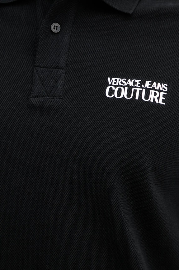 Βαμβακερό μπλουζάκι πόλο Versace Jeans Couture 78GAG623.J0003