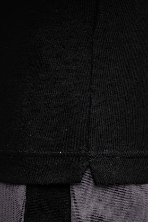 EA7 Emporio Armani polo bărbați bumbac cu elastan PJVQZ.8NPF14 negru