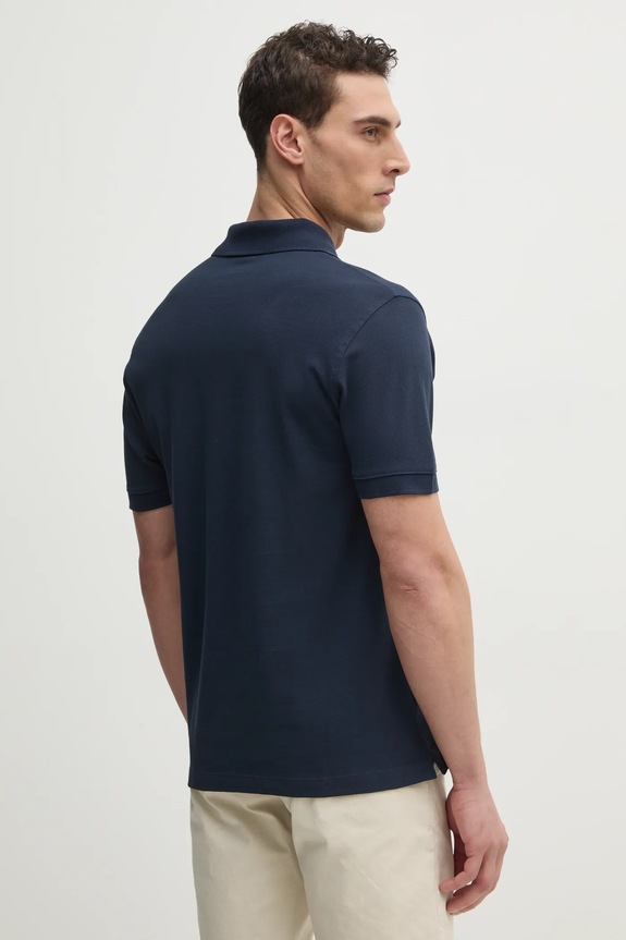 Odzież Pepe Jeans polo bawełniane ESSENTIAL POLO CONTRAST LOGO PM542298 granatowy