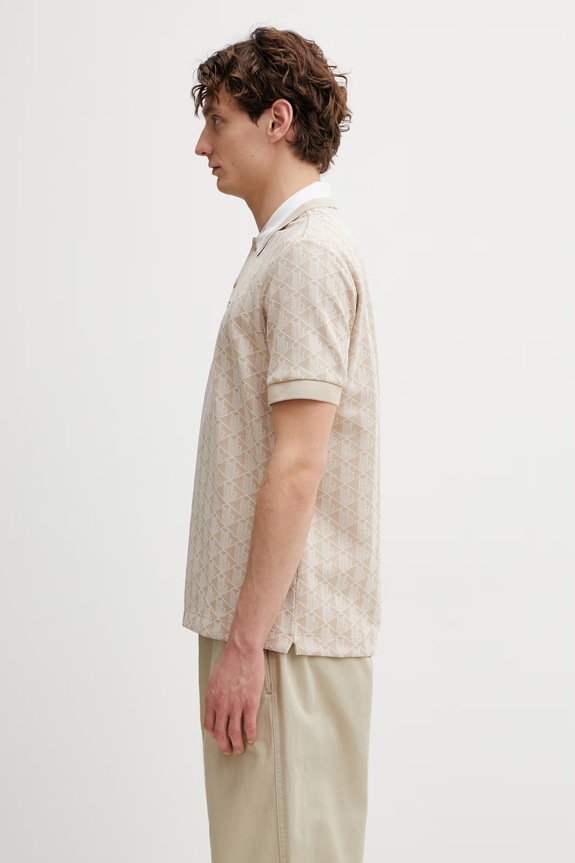 Lacoste men's polo shirt DH1417 beige SS26