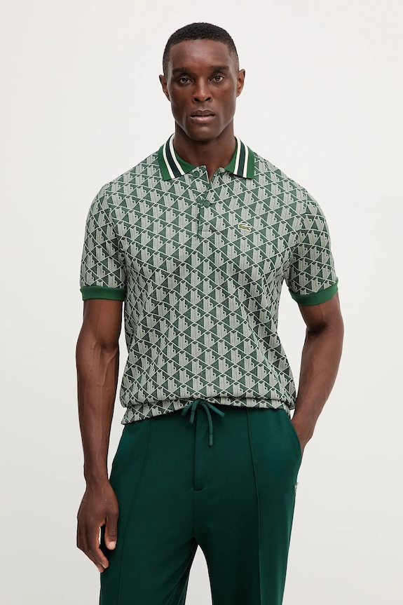 Lacoste póló férfi zöld DH1417