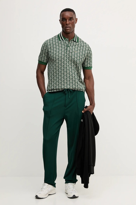 Lacoste póló férfi DH1417 zöld SS26