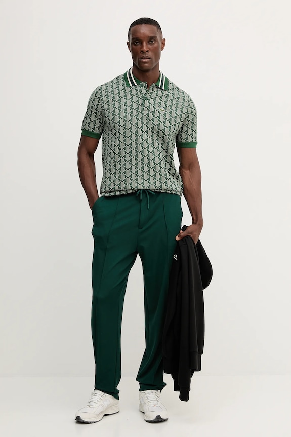 Lacoste póló férfi DH1417 zöld SS26