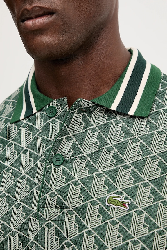 Lacoste póló férfi DH1417 zöld