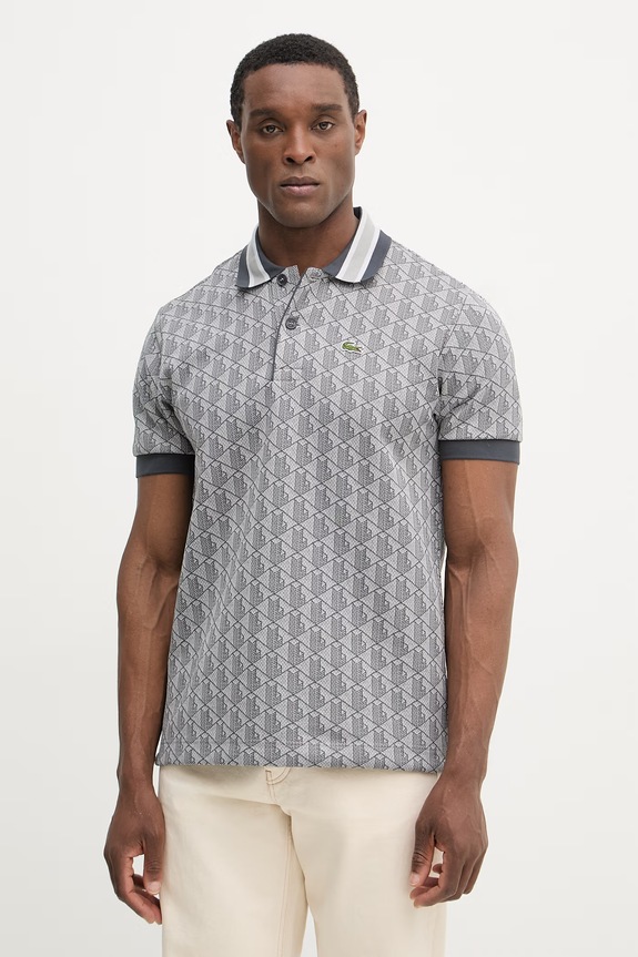 Lacoste πόλο ανδρικό γκρί DH1417