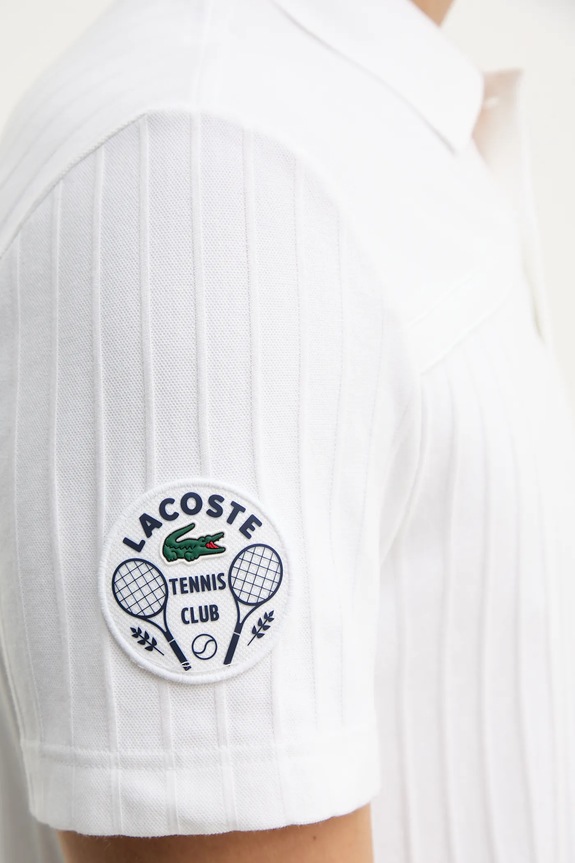 Polo tričko Lacoste DH8960 bílá