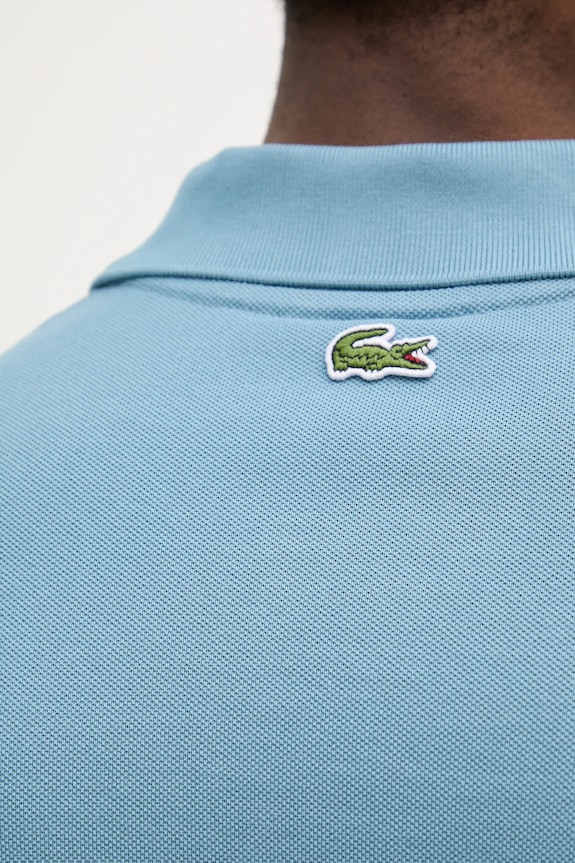 Bavlnené polo tričko Lacoste PH0285 modrá