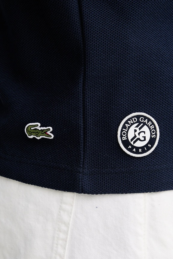 Bavlnené polo tričko Lacoste PH8742 tmavomodrá