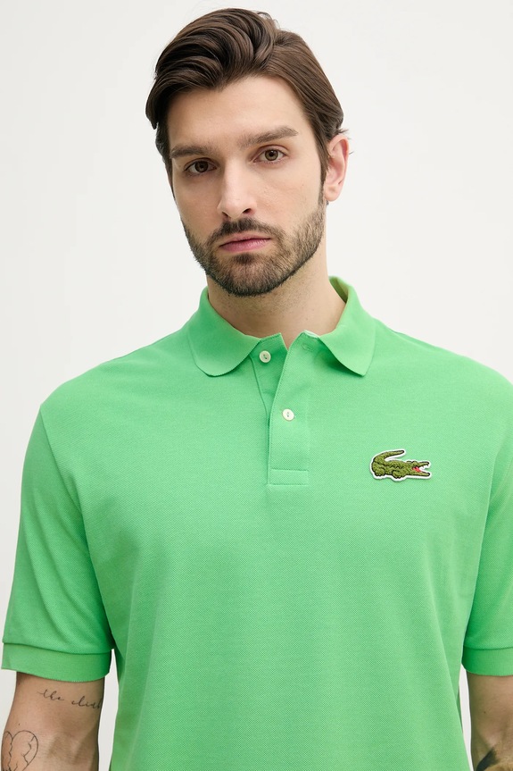 Pamučna polo majica Lacoste zelena PH2751