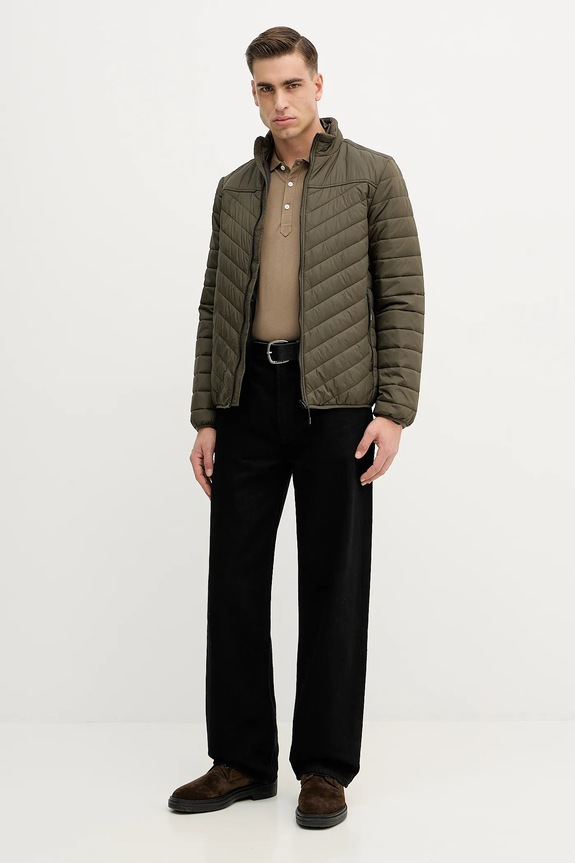 Lindbergh polo de bumbac 30.404010.DK.STONE verde SS26