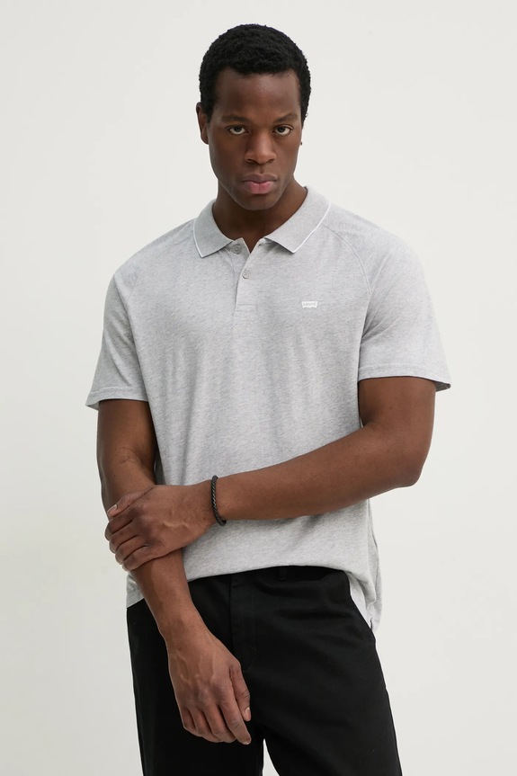 Levi's polo SHORELINE TECH POLO regular szary 001EK