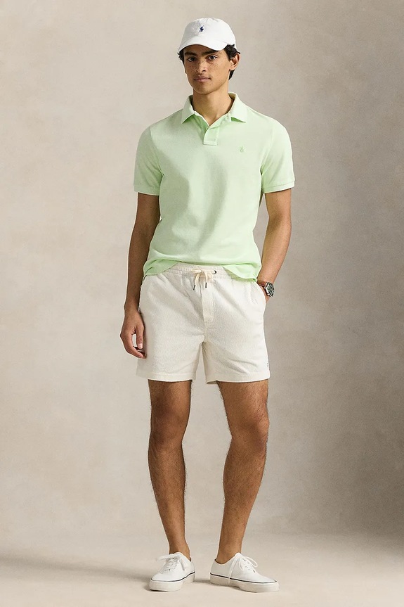 Clothing Polo Ralph Lauren cotton polo shirt 710969626 green