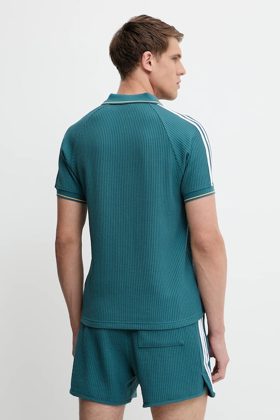 Oblečenie Polo tričko adidas Originals Polo Shirt KC0691 tyrkysová