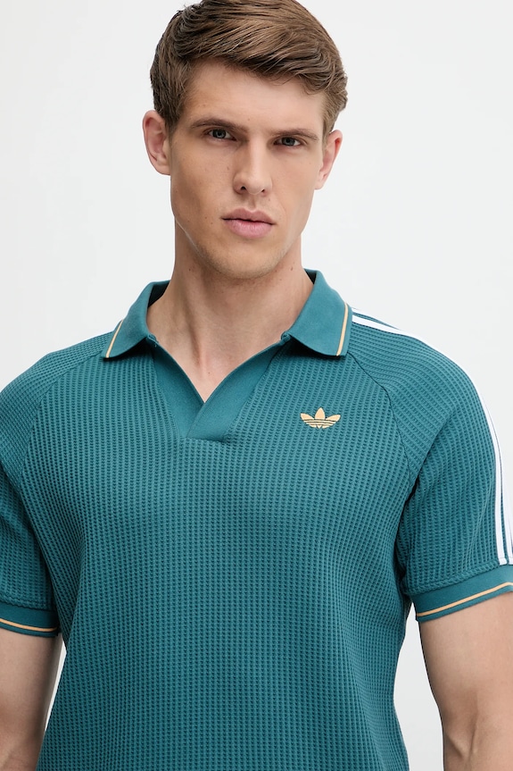 Polo tričko adidas Originals Polo Shirt tyrkysová KC0691
