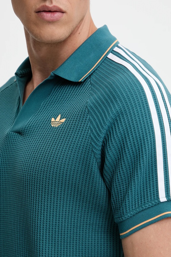 Polo tričko adidas Originals Polo Shirt KC0691 tyrkysová
