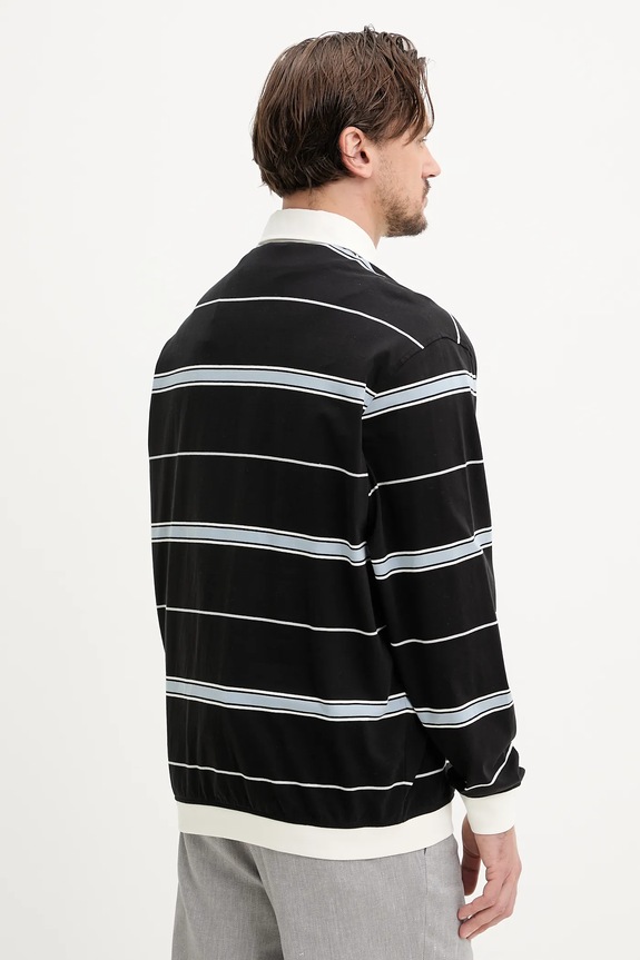 Odzież HUGO longsleeve bawełniany 50534676 czarny