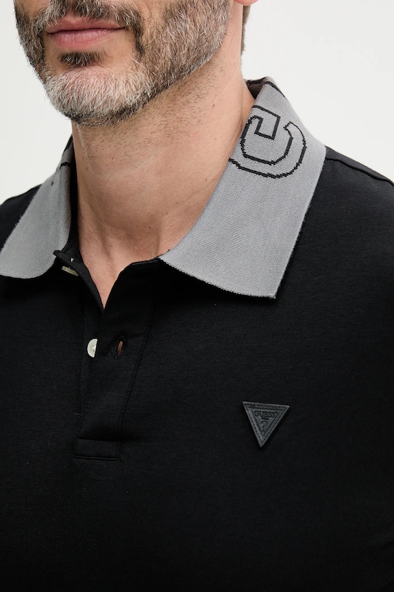 Guess polo NOLAN M5GP66.J1314 czarny