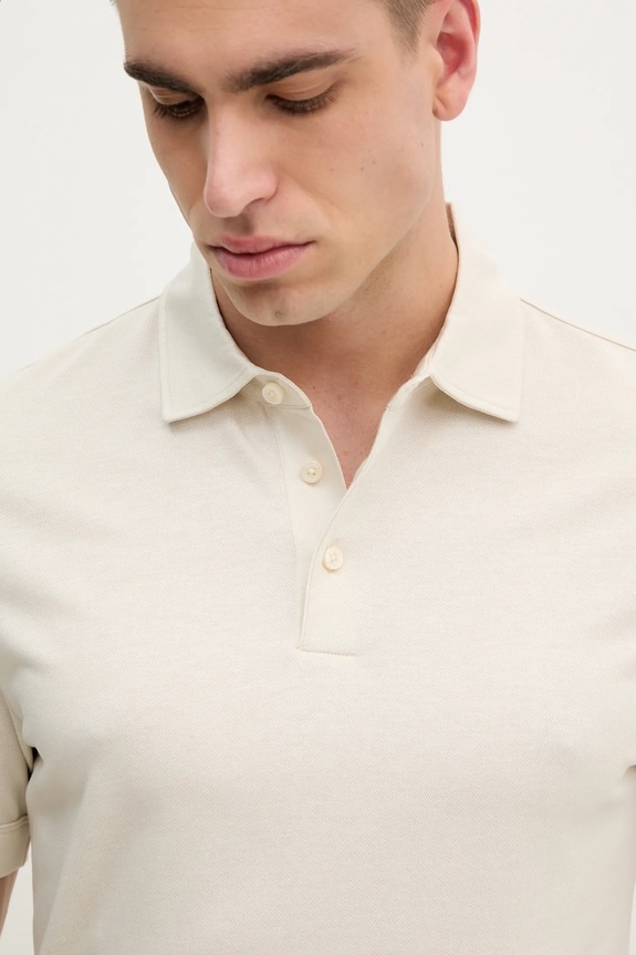BOSS polo beżowy 50521106
