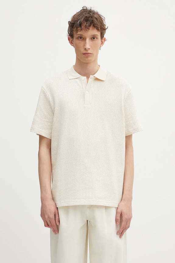 Samsoe Samsoe polo de bumbac SAJASE uni bej M25100033