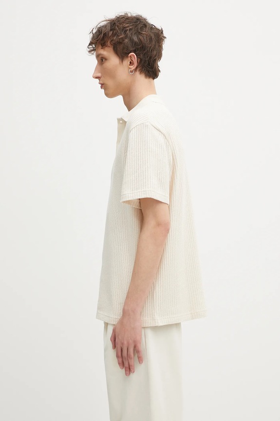 Samsoe Samsoe polo de bumbac SAJASE M25100033 bej SS25